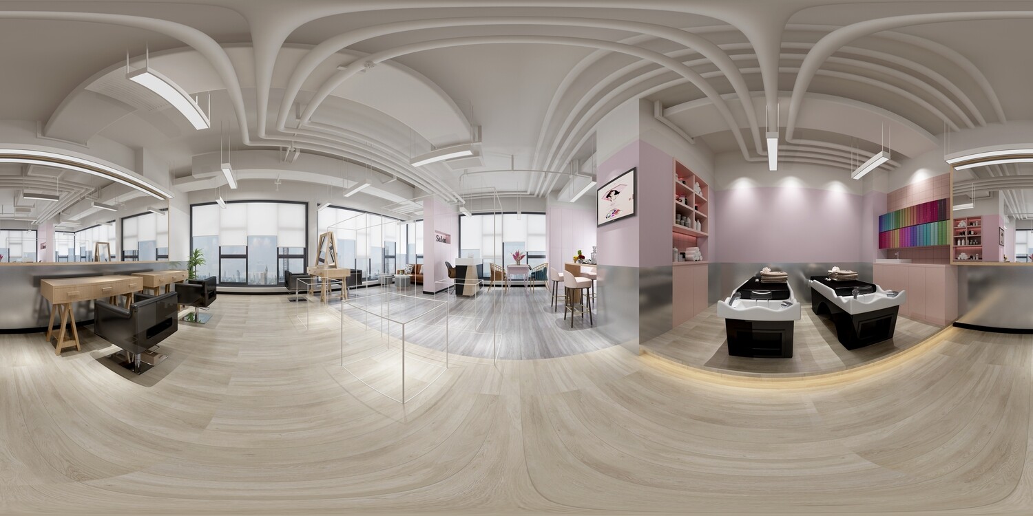 41 Hair Salon 3d Models Vol01 - Vray