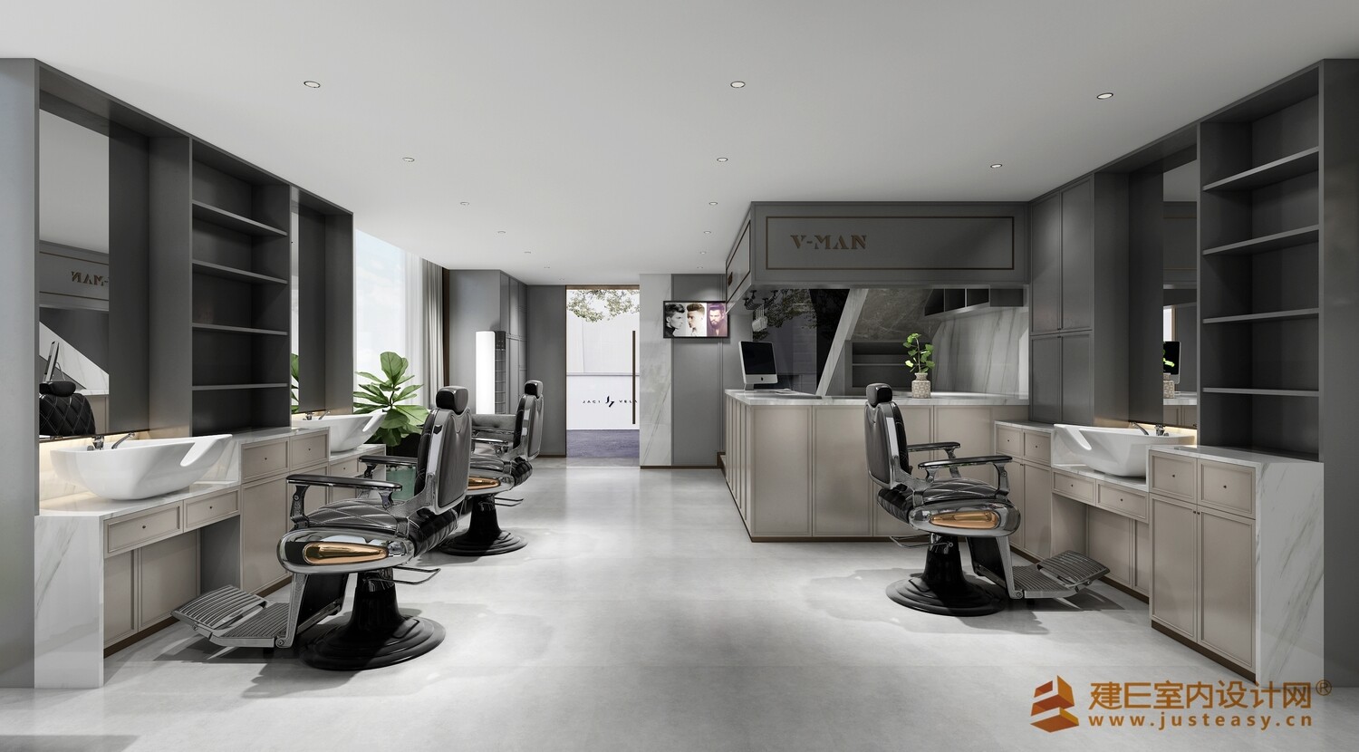 41 Hair Salon 3d Models Vol01 - Vray