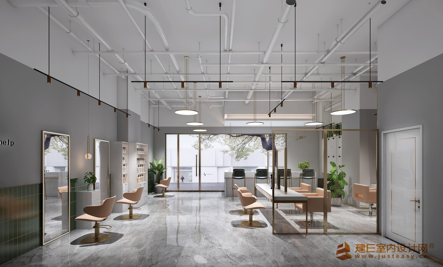 41 Hair Salon 3d Models Vol01 - Vray