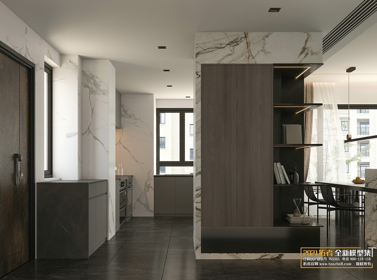 200 MODERN LIVING ROOM CORONA SCENES VOL.17+18 - 3DS MAX