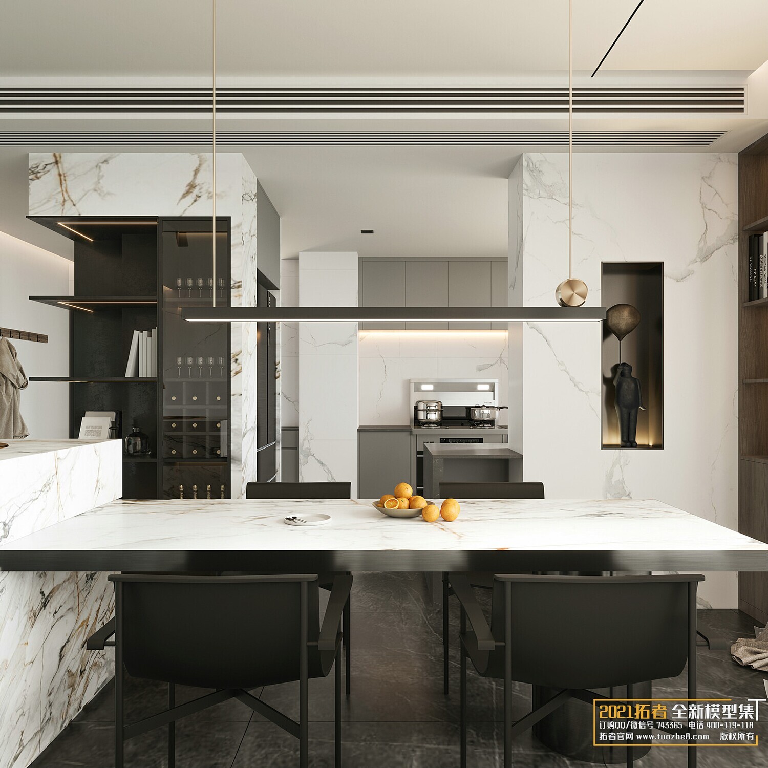 200 MODERN LIVING ROOM CORONA SCENES VOL.17+18 - 3DS MAX