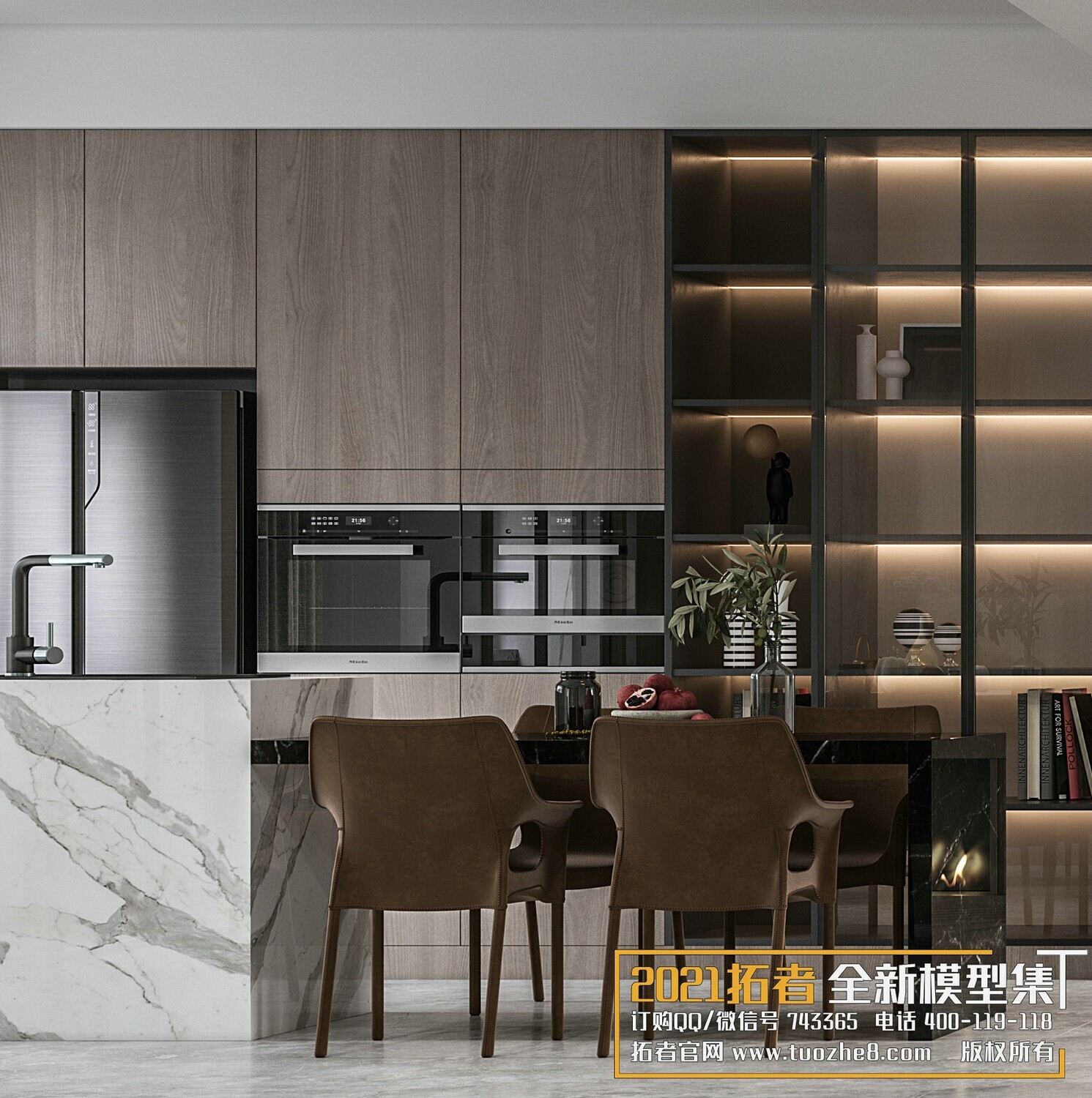 200 MODERN LIVING ROOM CORONA SCENES VOL.17+18 - 3DS MAX