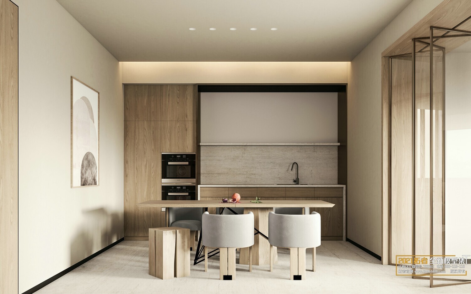 200 MODERN LIVING ROOM CORONA SCENES VOL.17+18 - 3DS MAX