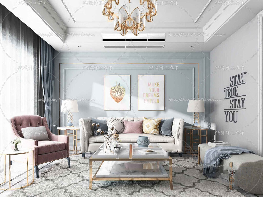 70 LIVING ROOM SETS VOL.12 - VRAY