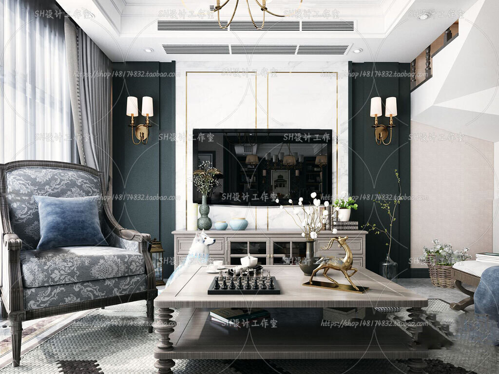 70 LIVING ROOM SETS VOL.12 - VRAY