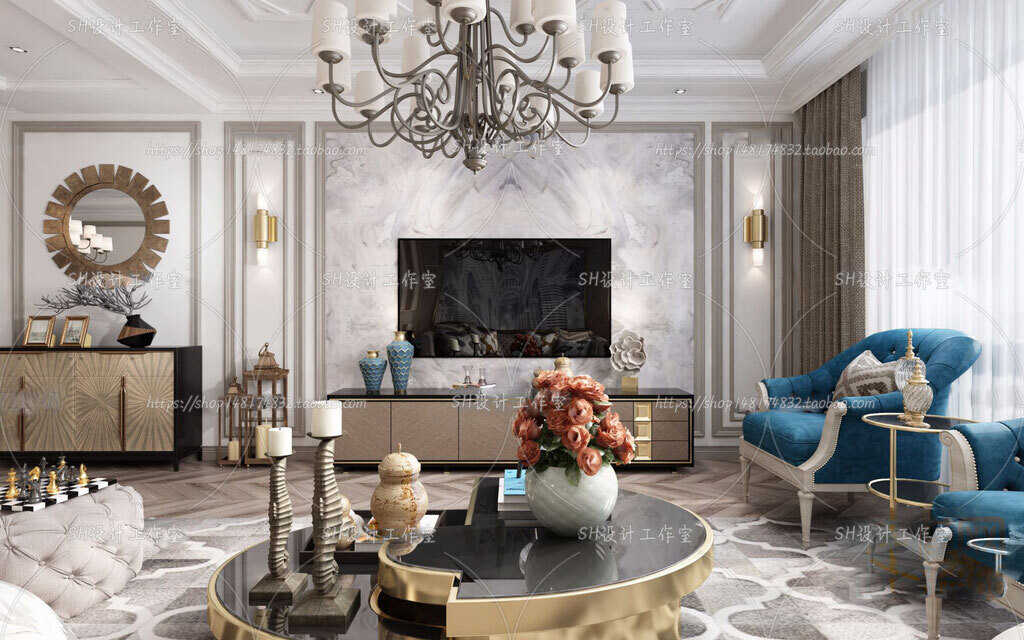 70 LIVING ROOM SETS VOL.12 - VRAY