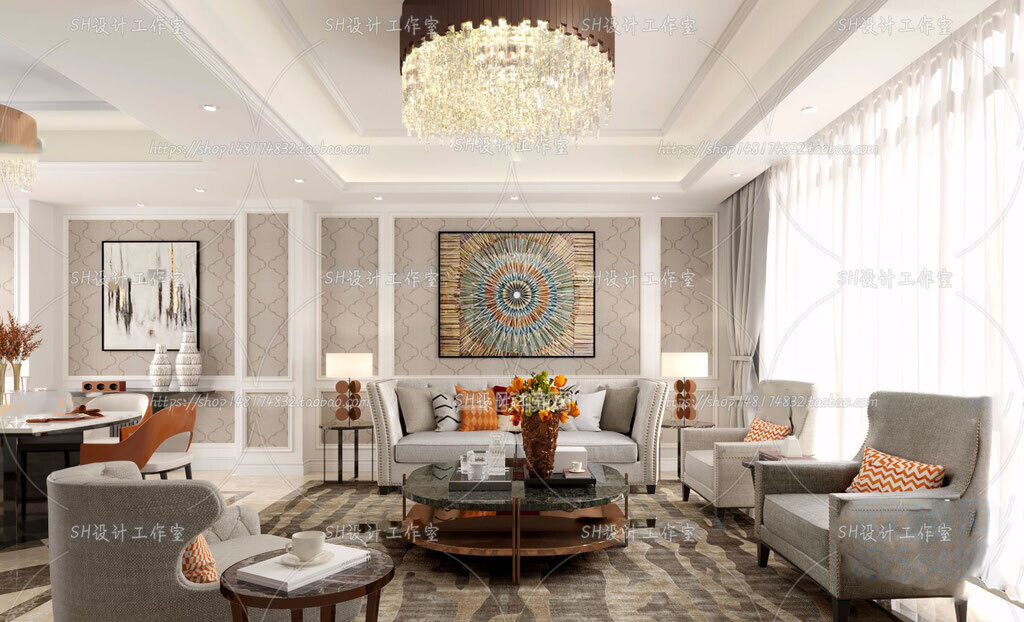 70 LIVING ROOM SETS VOL.12 - VRAY