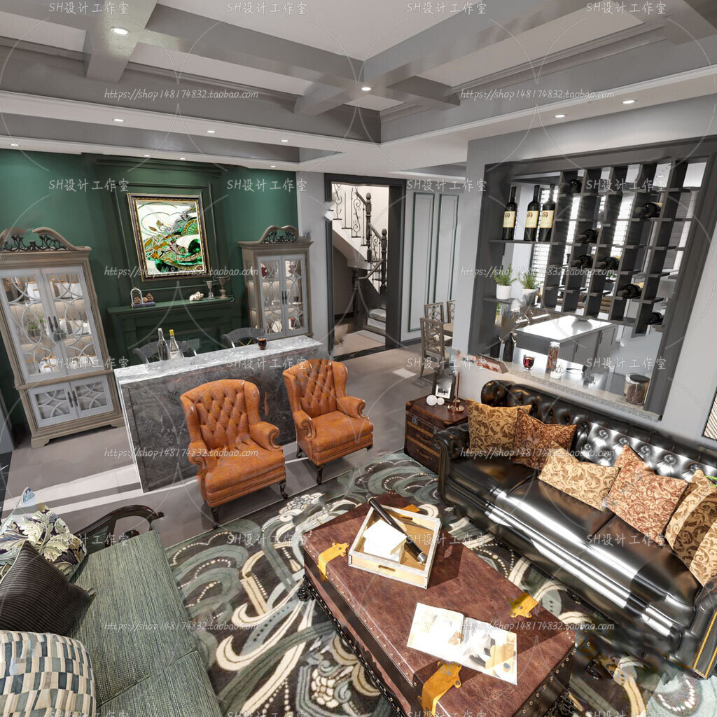 70 LIVING ROOM SETS VOL.12 - VRAY