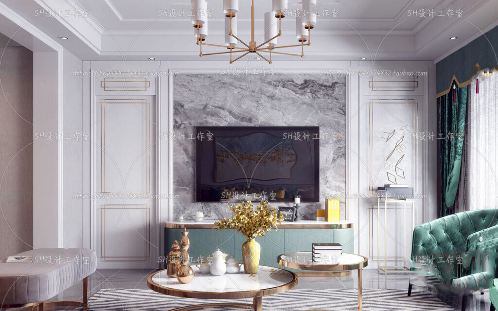 70 LIVING ROOM SETS VOL.12 - VRAY