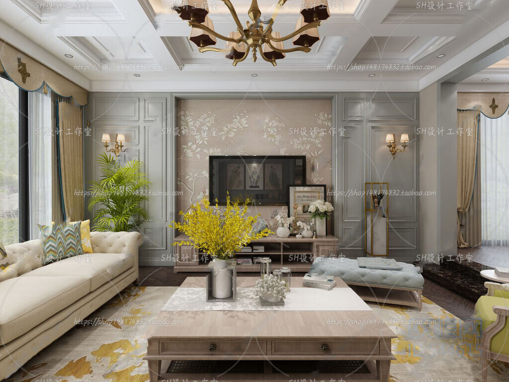 70 LIVING ROOM SETS VOL.12 - VRAY