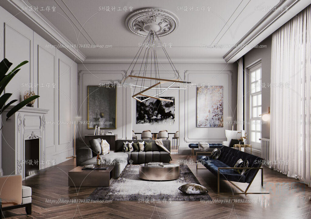 70 LIVING ROOM SETS VOL.12 - VRAY