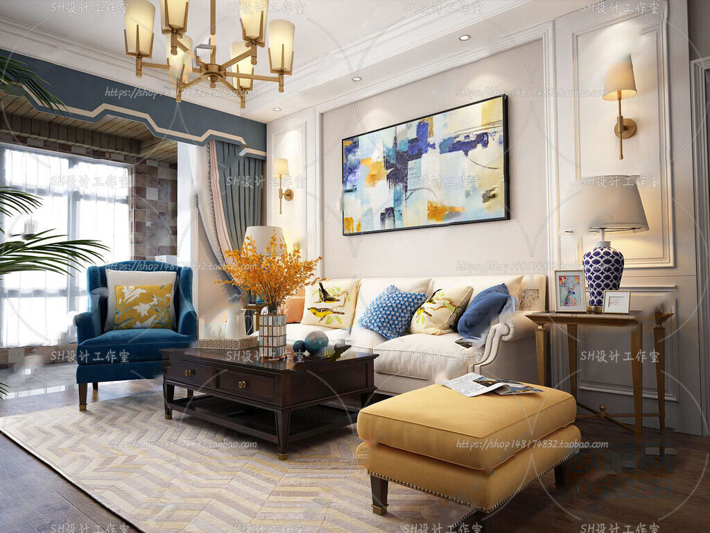 70 LIVING ROOM SETS VOL.12 - VRAY