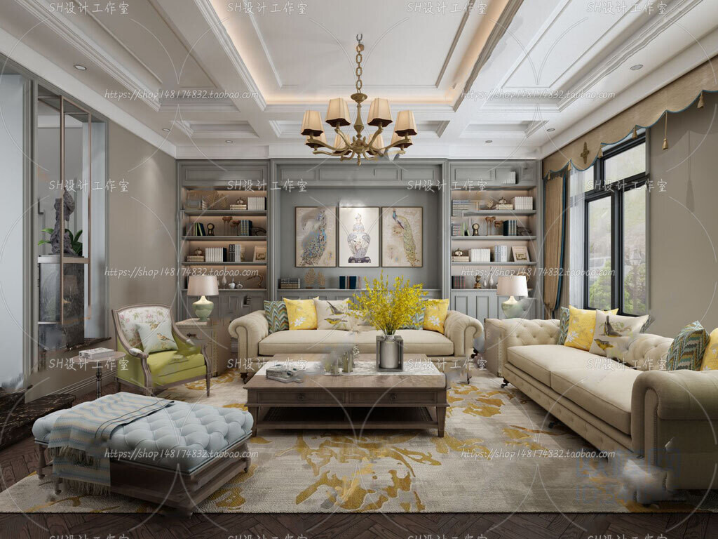 70 LIVING ROOM SETS VOL.12 - VRAY