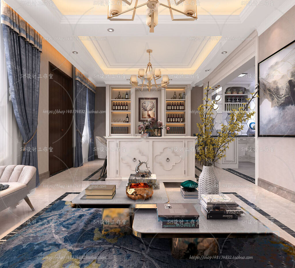 70 LIVING ROOM SETS VOL.12 - VRAY