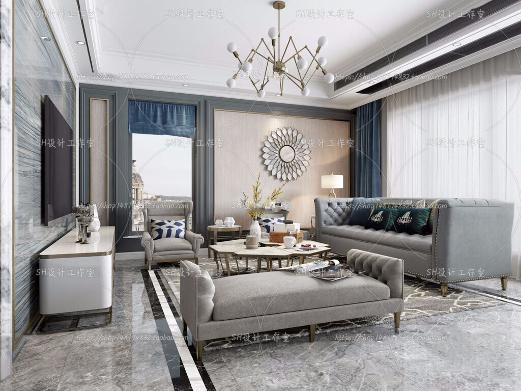 70 LIVING ROOM SETS VOL.12 - VRAY