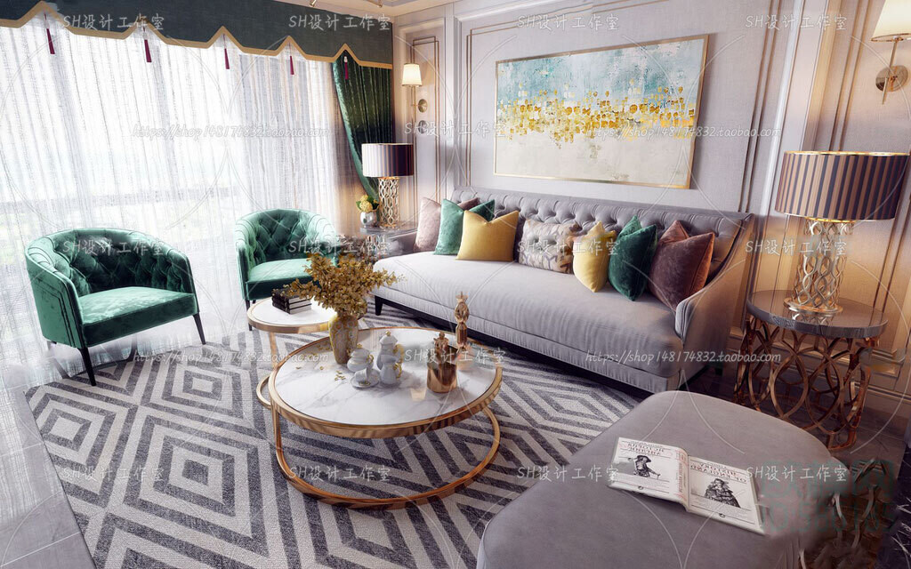 70 LIVING ROOM SETS VOL.12 - VRAY