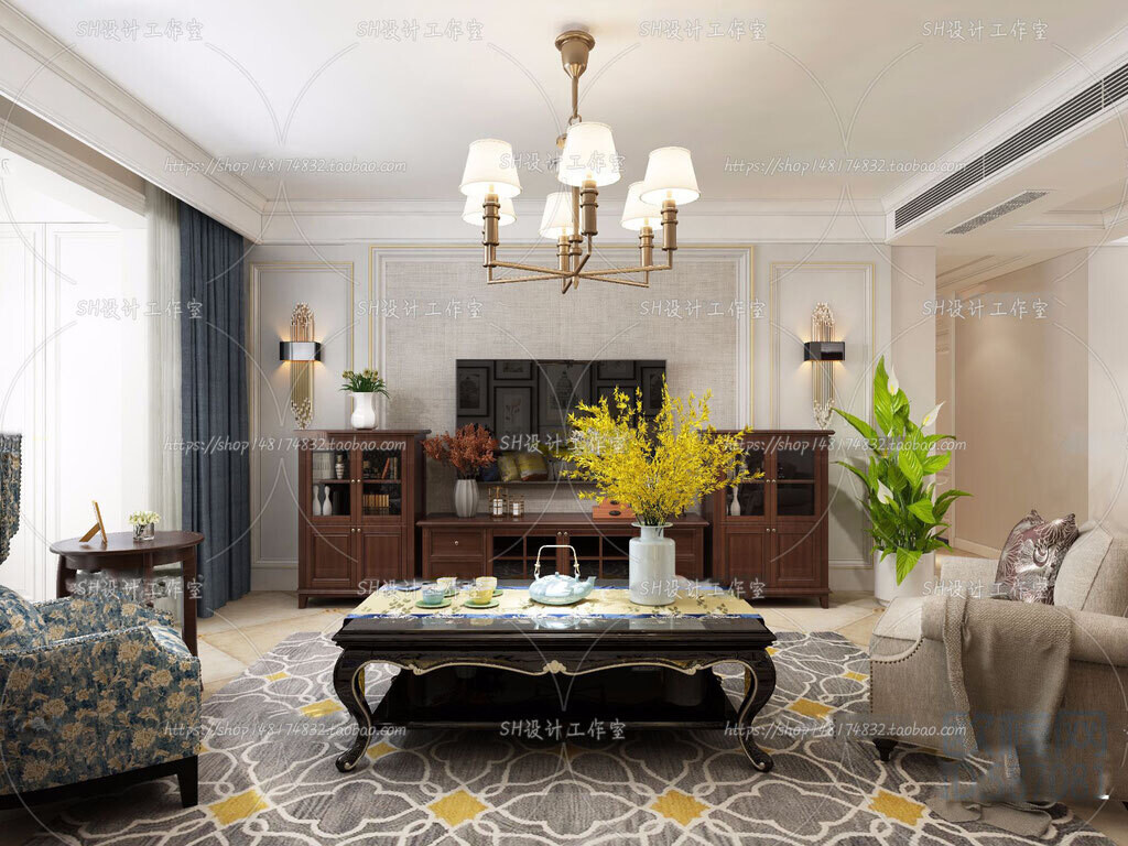 70 LIVING ROOM SETS VOL.12 - VRAY