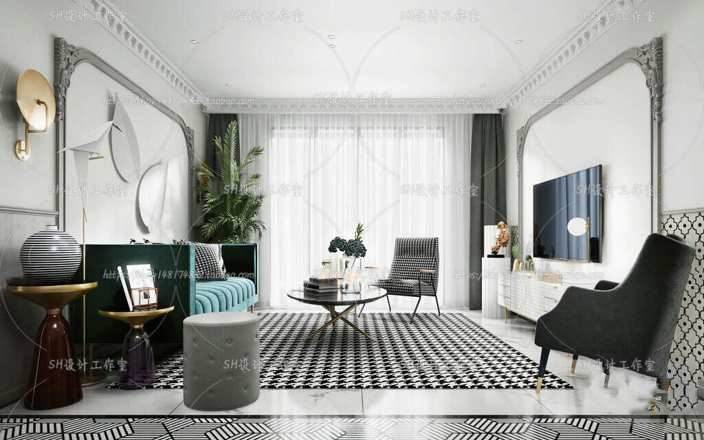 70 LIVING ROOM SETS VOL.12 - VRAY