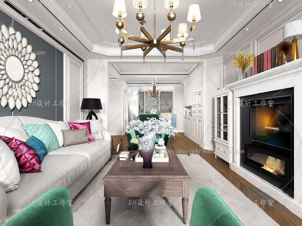 70 LIVING ROOM SETS VOL.12 - VRAY