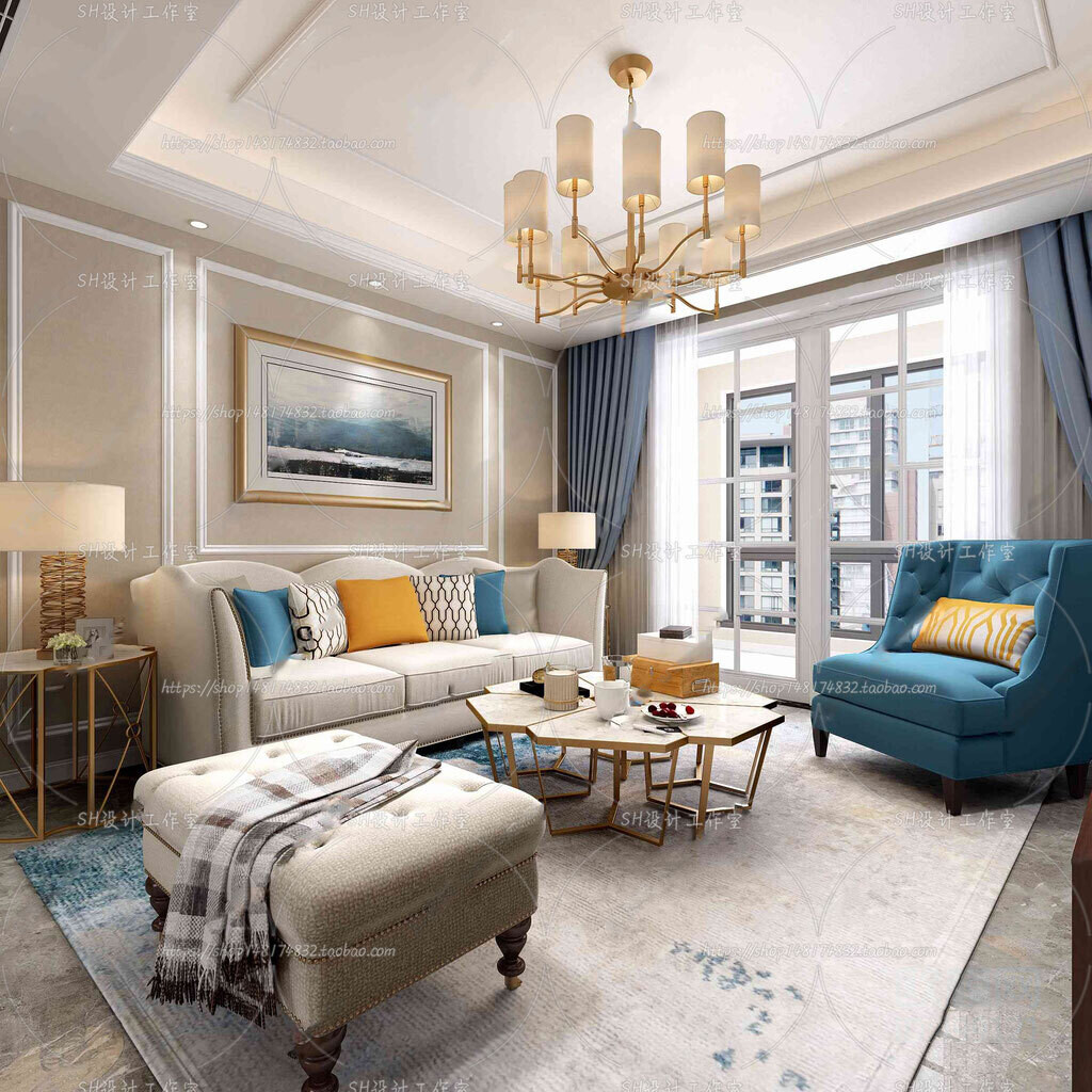 70 LIVING ROOM SETS VOL.12 - VRAY