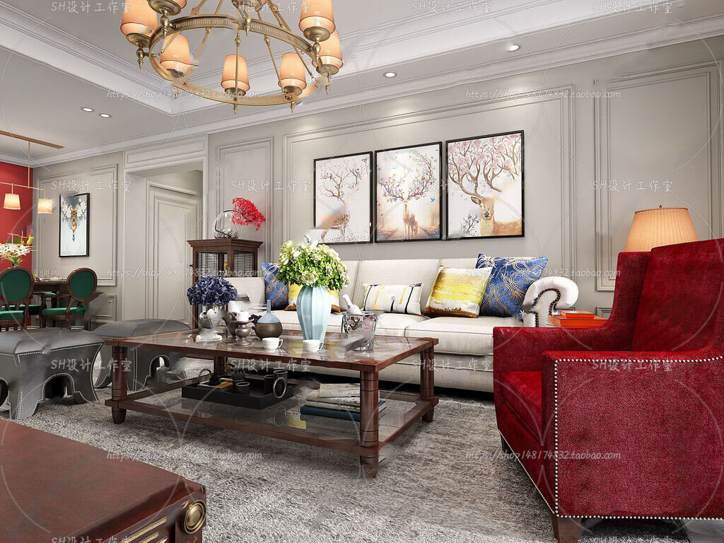 70 LIVING ROOM SETS VOL.12 - VRAY