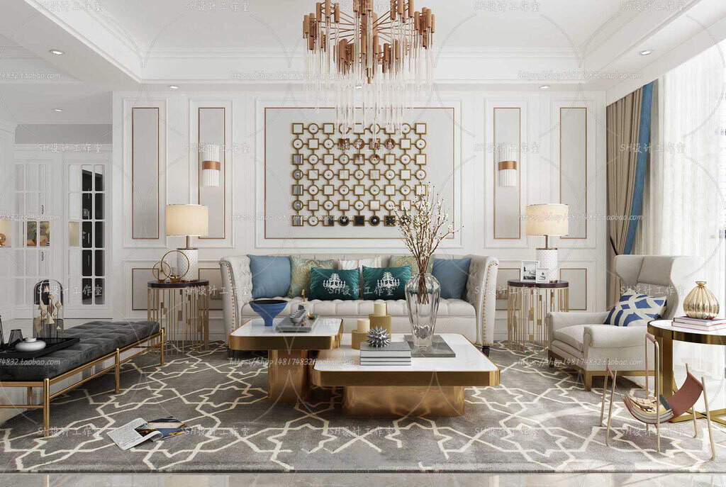 70 LIVING ROOM SETS VOL.12 - VRAY