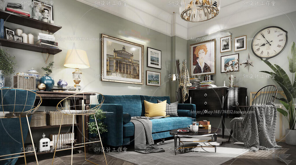 70 LIVING ROOM SETS VOL.12 - VRAY