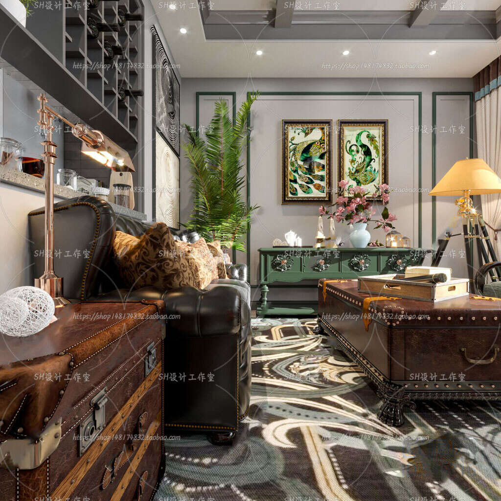 70 LIVING ROOM SETS VOL.12 - VRAY