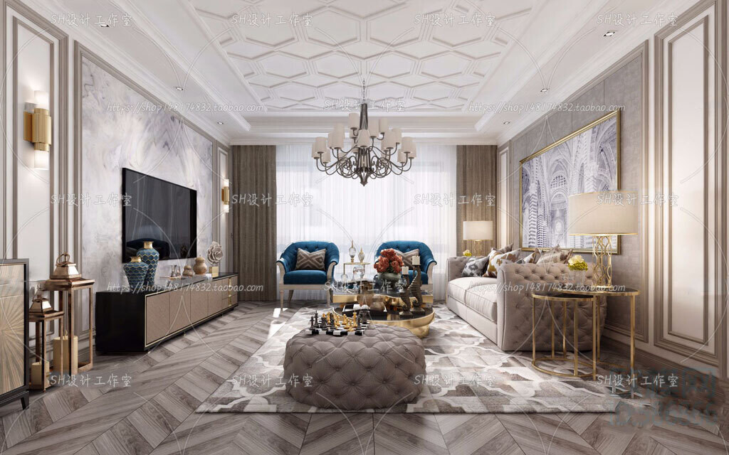 70 LIVING ROOM SETS VOL.12 - VRAY