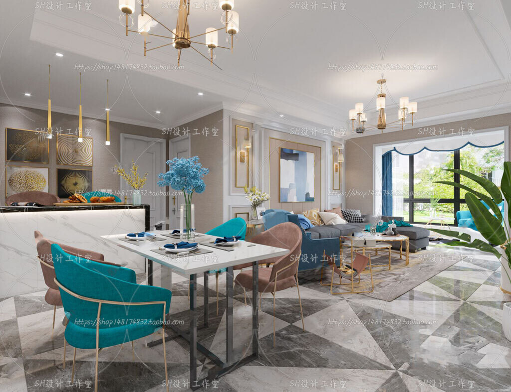 70 LIVING ROOM SETS VOL.12 - VRAY