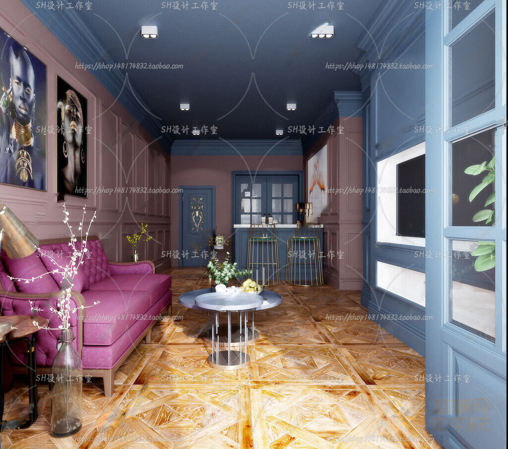 70 LIVING ROOM SETS VOL.12 - VRAY