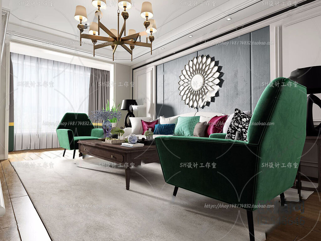 70 LIVING ROOM SETS VOL.12 - VRAY