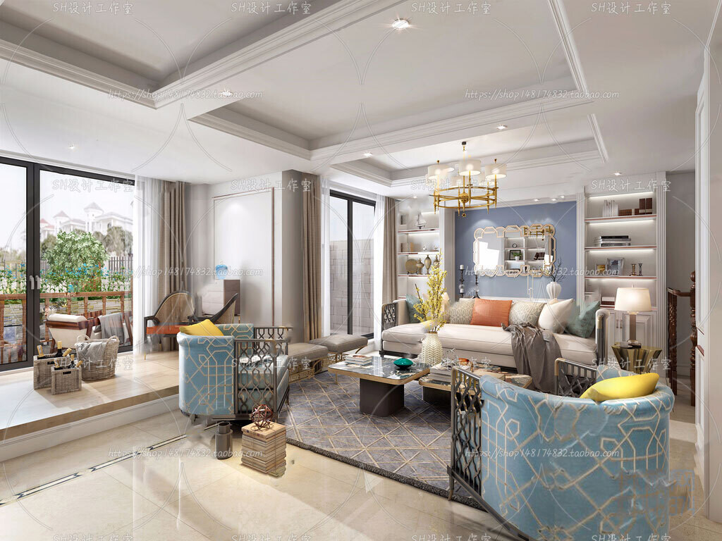 70 LIVING ROOM SETS VOL.12 - VRAY