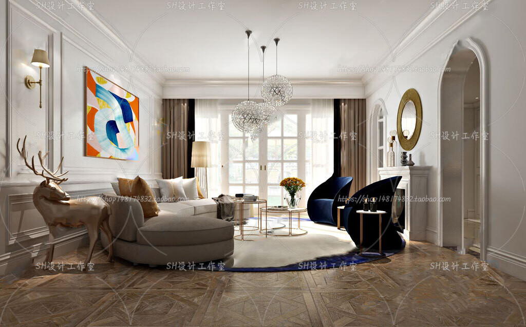 70 LIVING ROOM SETS VOL.12 - VRAY