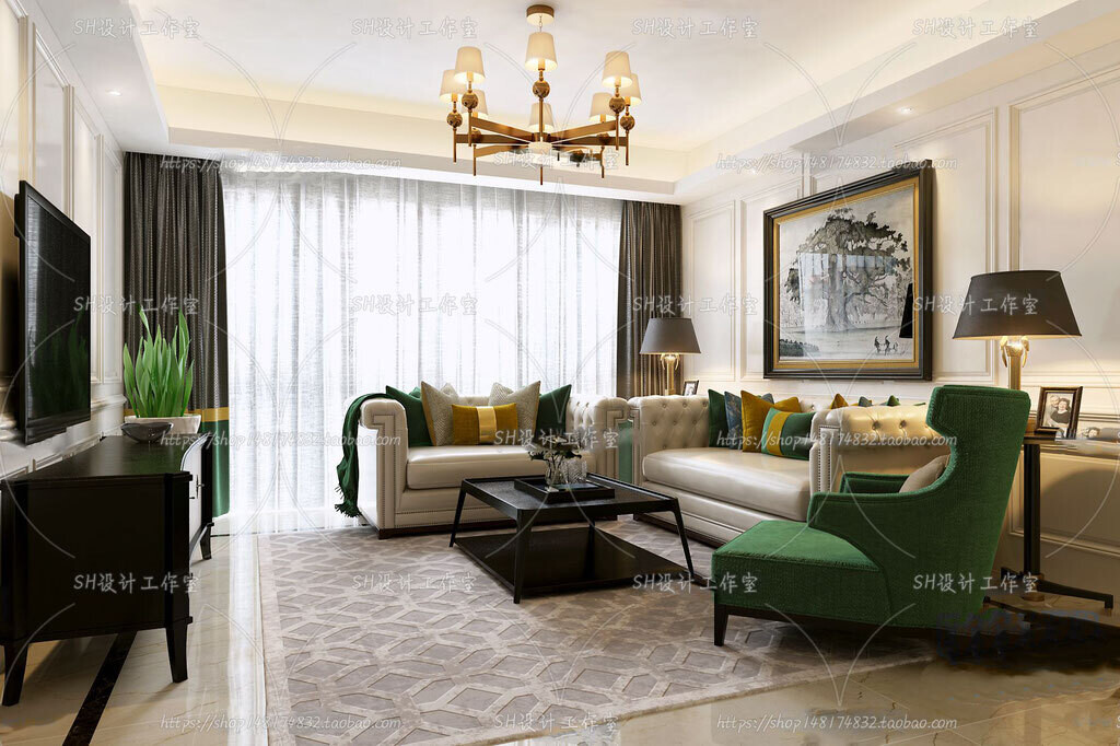 70 LIVING ROOM SETS VOL.12 - VRAY