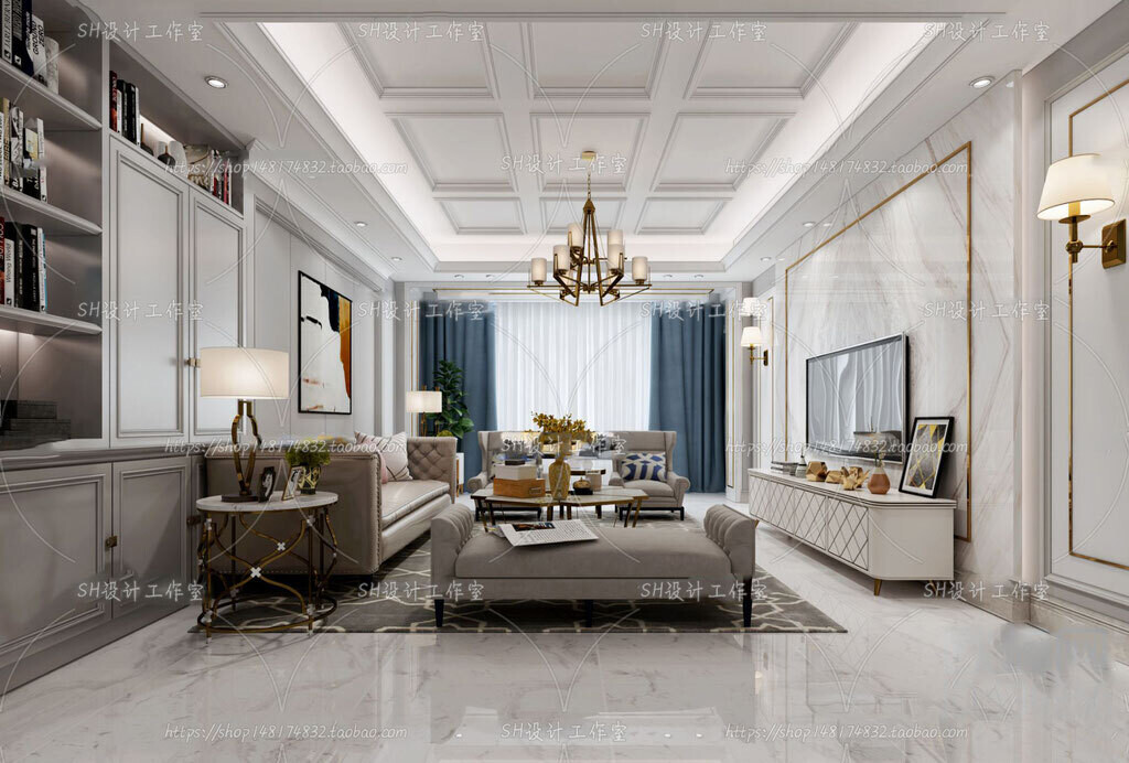 70 LIVING ROOM SETS VOL.12 - VRAY