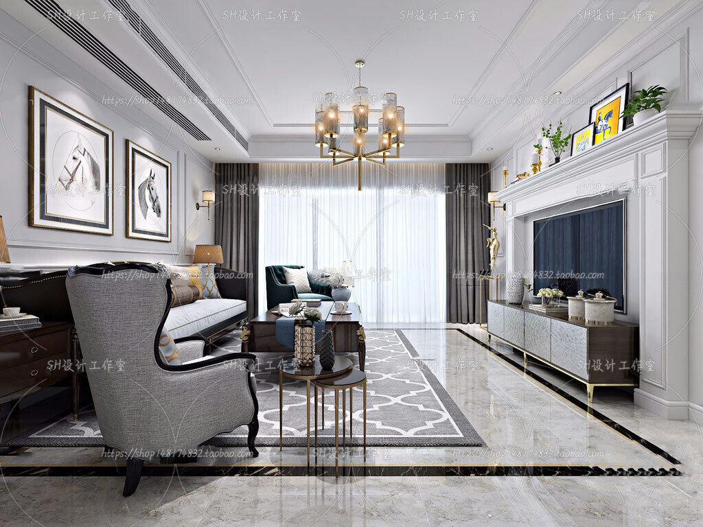 70 LIVING ROOM SETS VOL.12 - VRAY