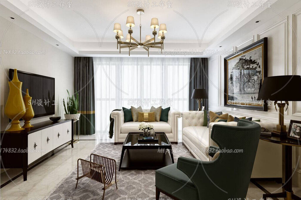 70 LIVING ROOM SETS VOL.12 - VRAY