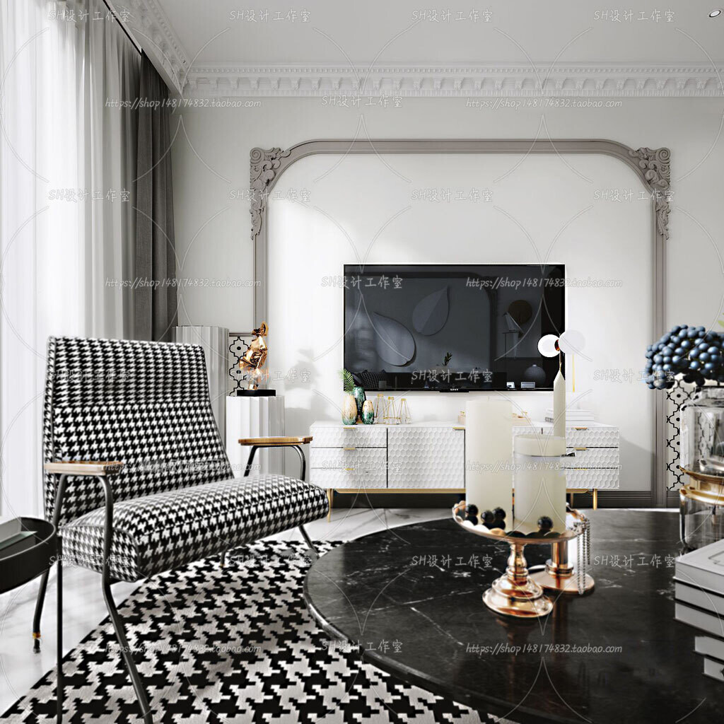 70 LIVING ROOM SETS VOL.12 - VRAY