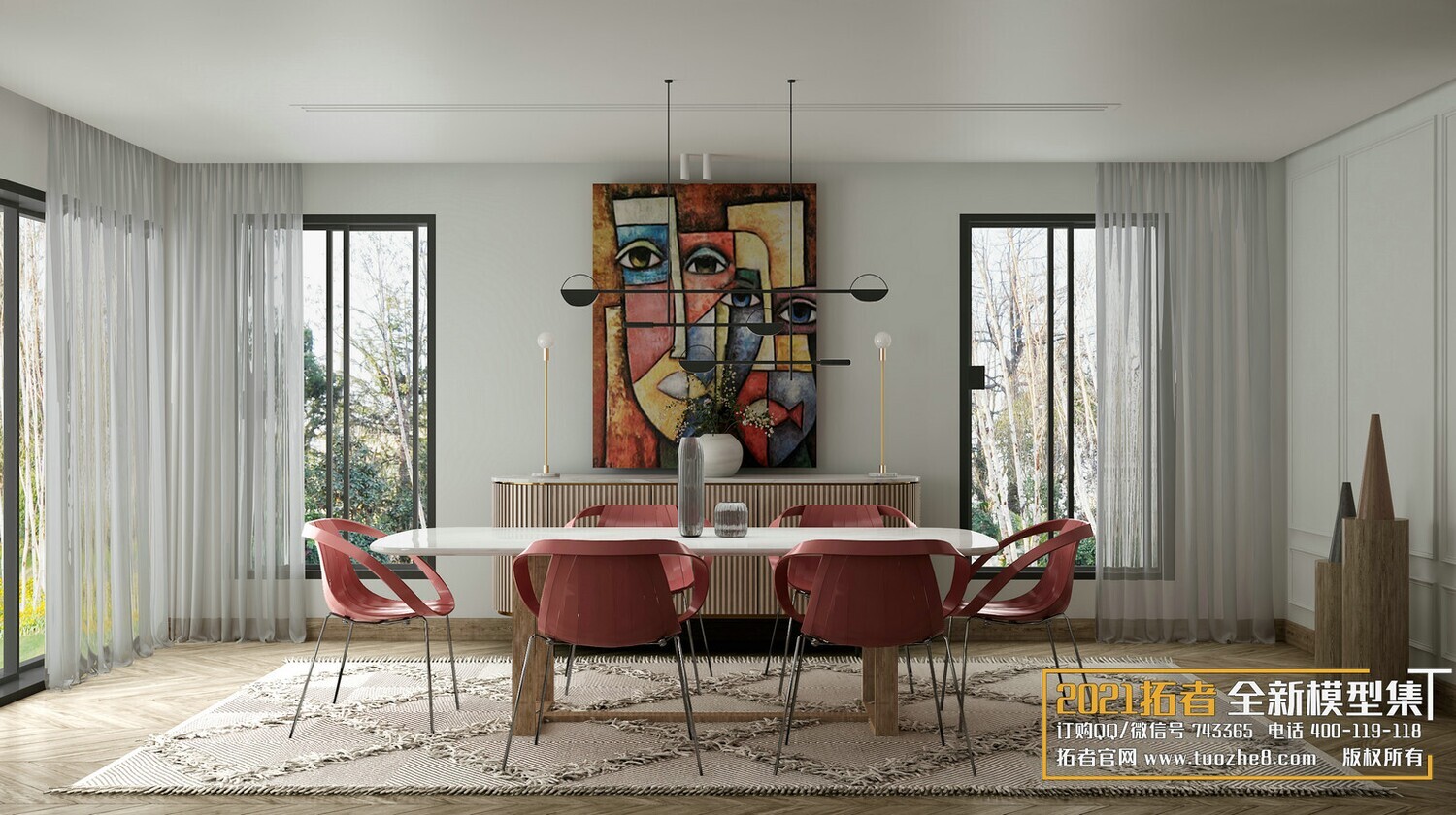 67 LIVING ROOM VRAY SCENES 3D MODELS VOL.19 - VRAY
