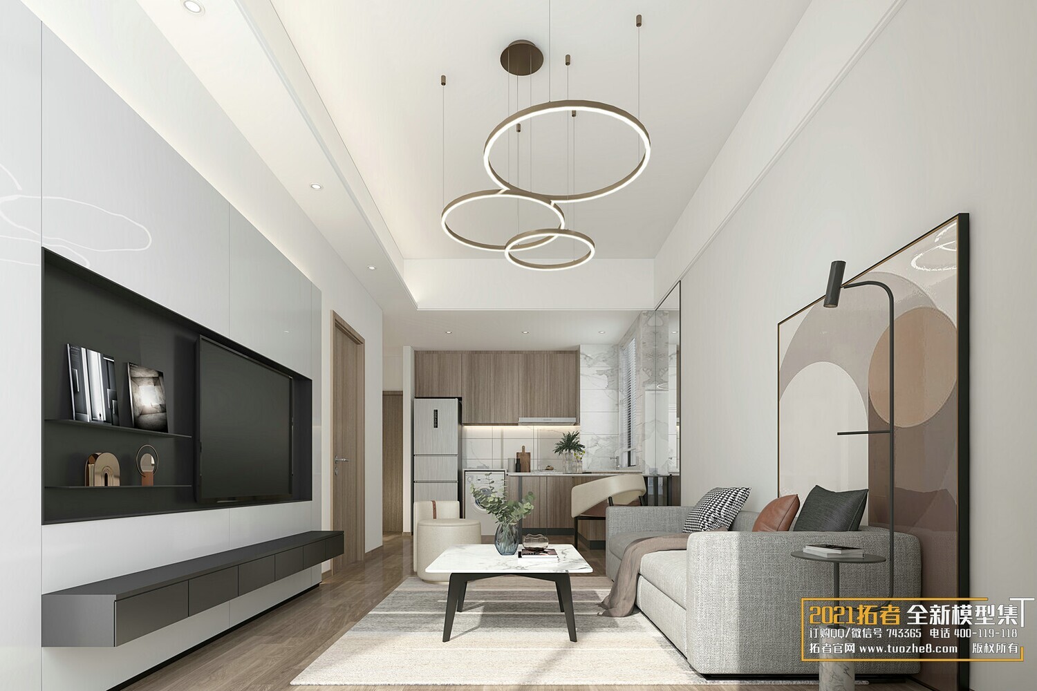 67 LIVING ROOM VRAY SCENES 3D MODELS VOL.19 - VRAY