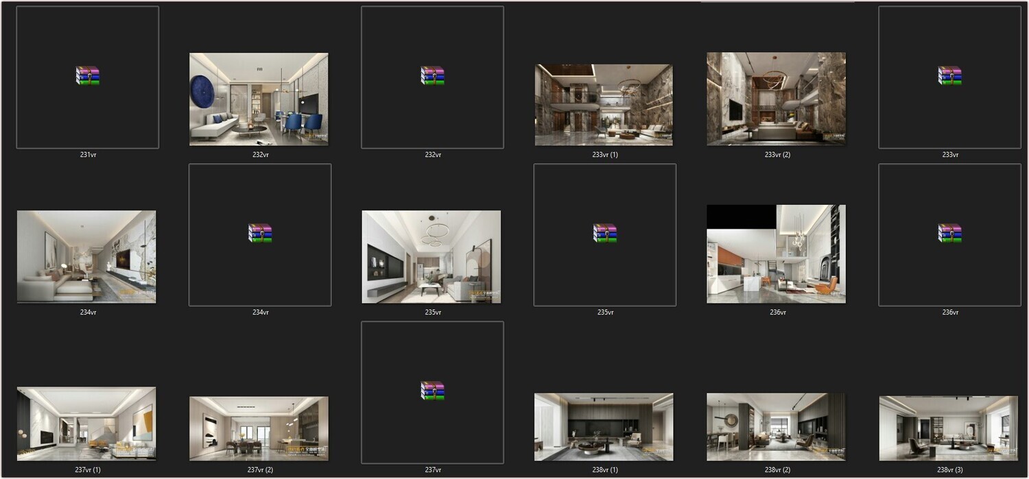 67 LIVING ROOM VRAY SCENES 3D MODELS VOL.19 - VRAY