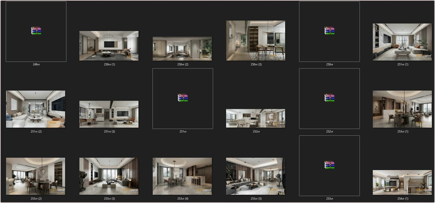 67 LIVING ROOM VRAY SCENES 3D MODELS VOL.19 - VRAY