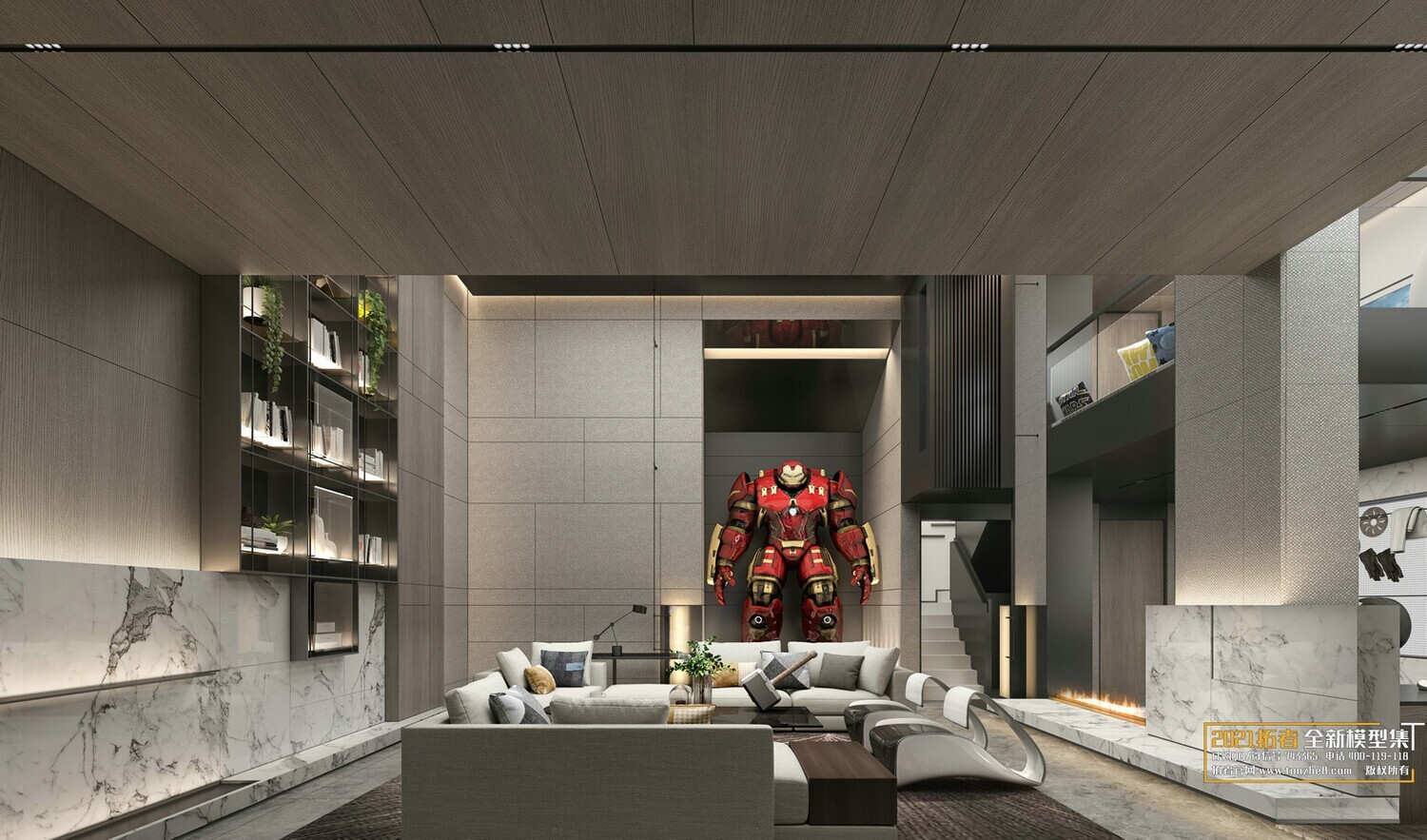 67 LIVING ROOM VRAY SCENES 3D MODELS VOL.19 - VRAY