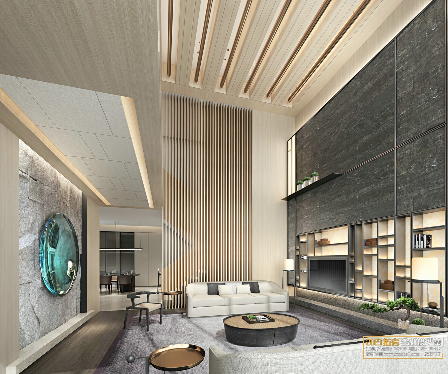 67 LIVING ROOM VRAY SCENES 3D MODELS VOL.19 - VRAY
