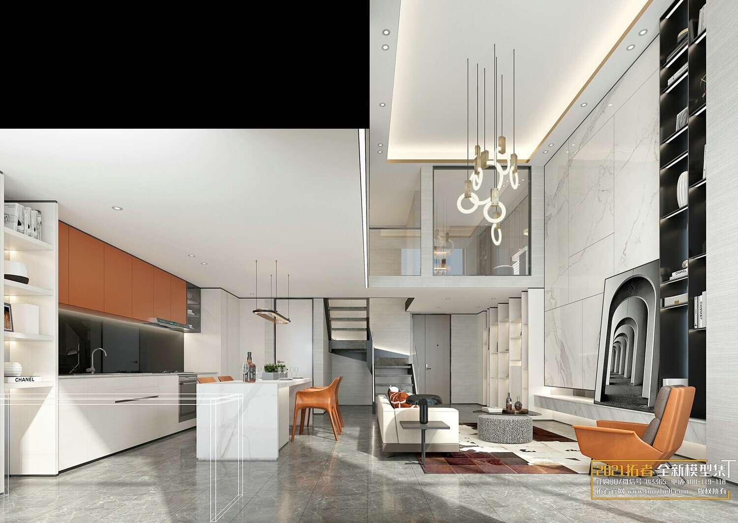 67 LIVING ROOM VRAY SCENES 3D MODELS VOL.19 - VRAY