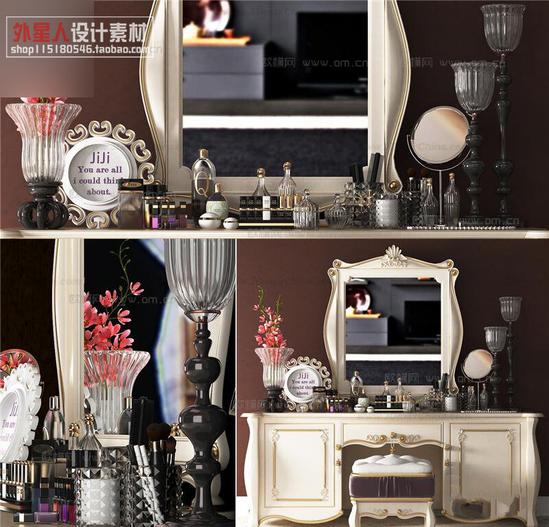 14 DRESSING TABLE MODELS VOL.01- VRAY