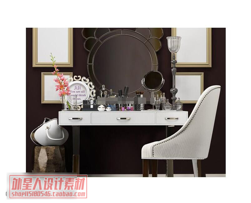 14 DRESSING TABLE MODELS VOL.01- VRAY