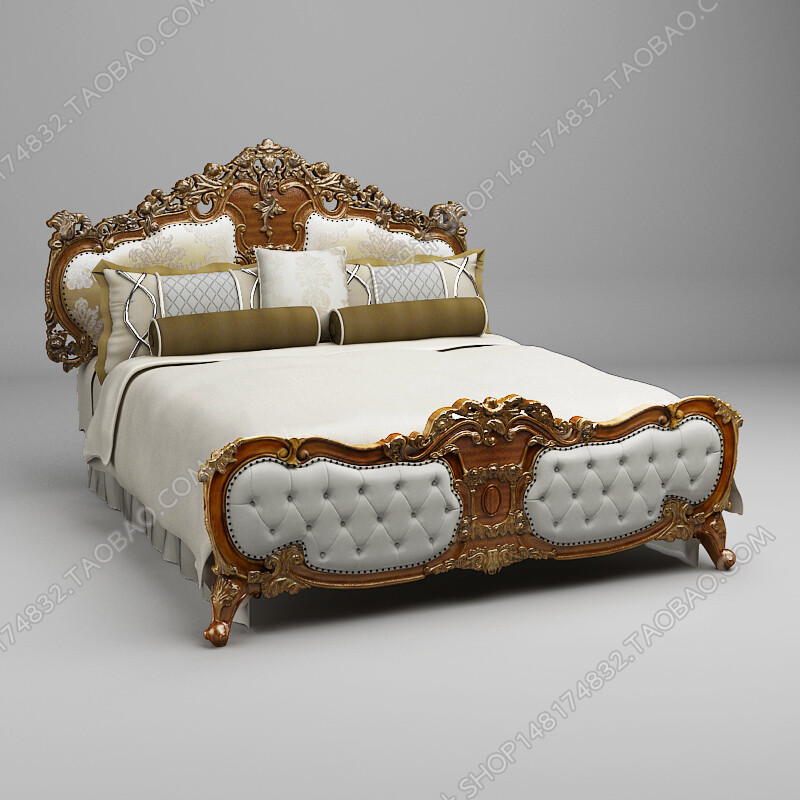 45 SET BED ROOM 3D MODELS CLASSIC STYLE-VRAY