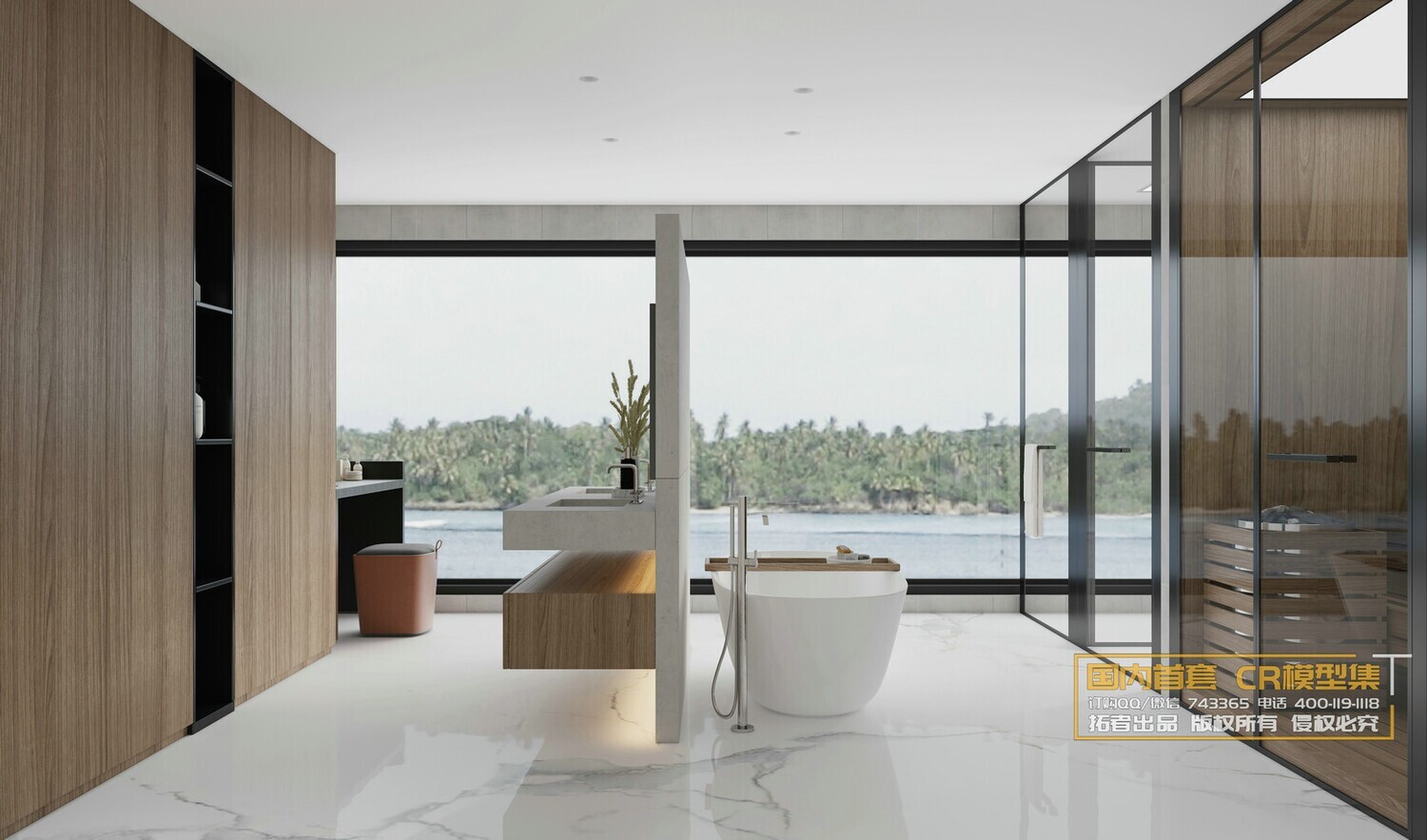 11 BATHROOM FULL SCENES 3D MODELS VOL .06 - CO.RO.NA